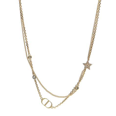 christian dior double necklace|Christian Dior necklace women.